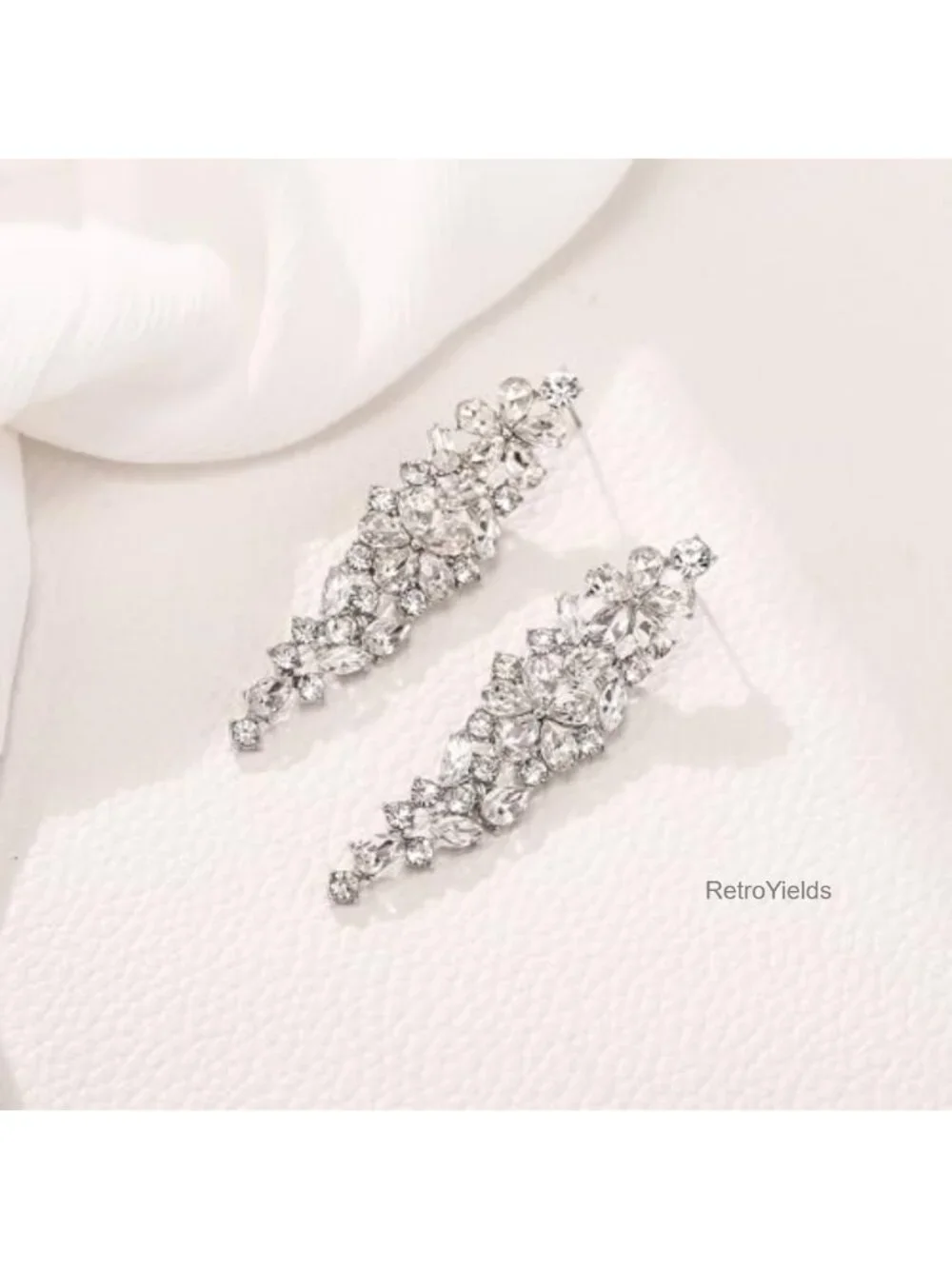 Sparkle Crystal Statement Dangle Earrings